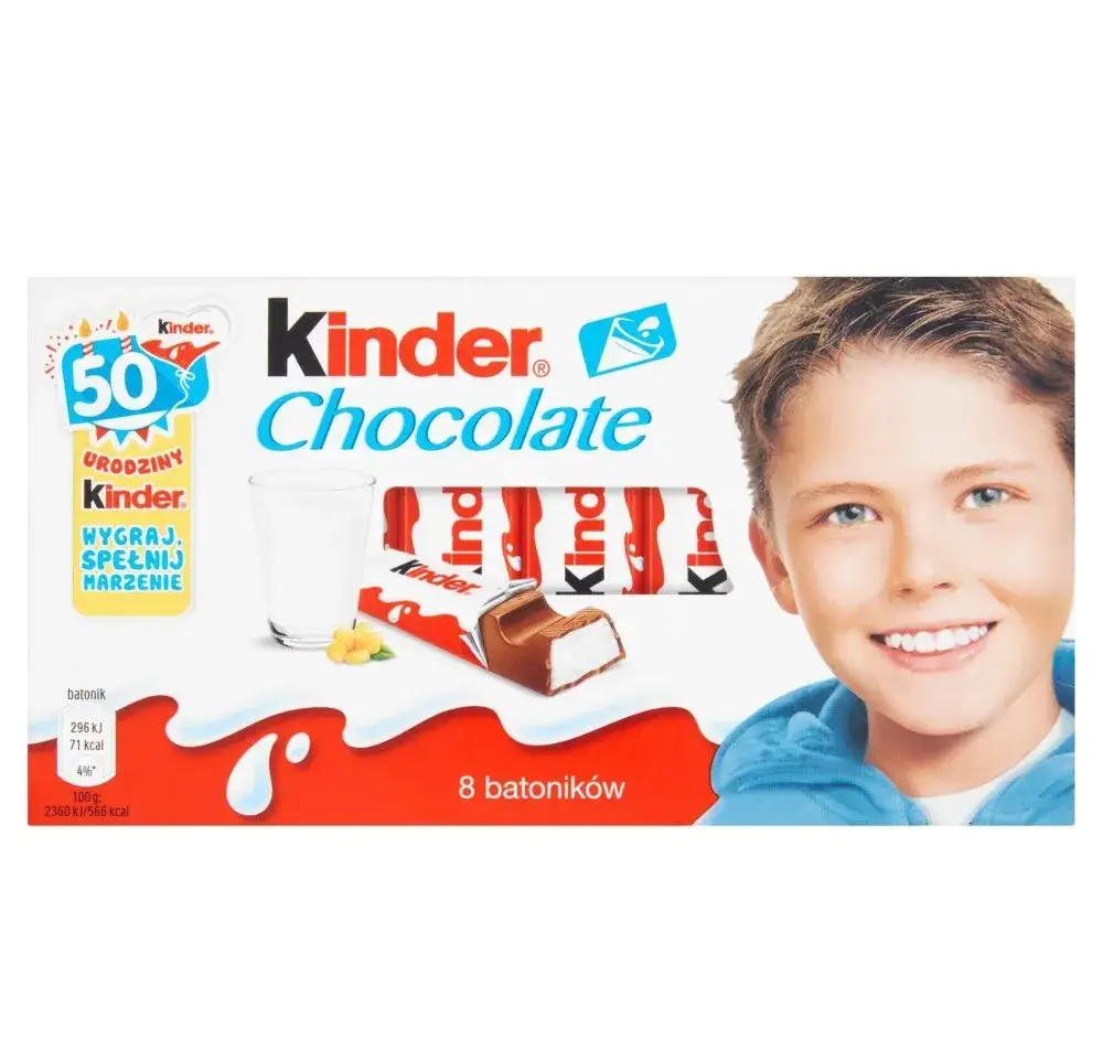 Zdjęcie Kto jest na opakowaniu kinder czekolady? Poznaj modela i jego historię
